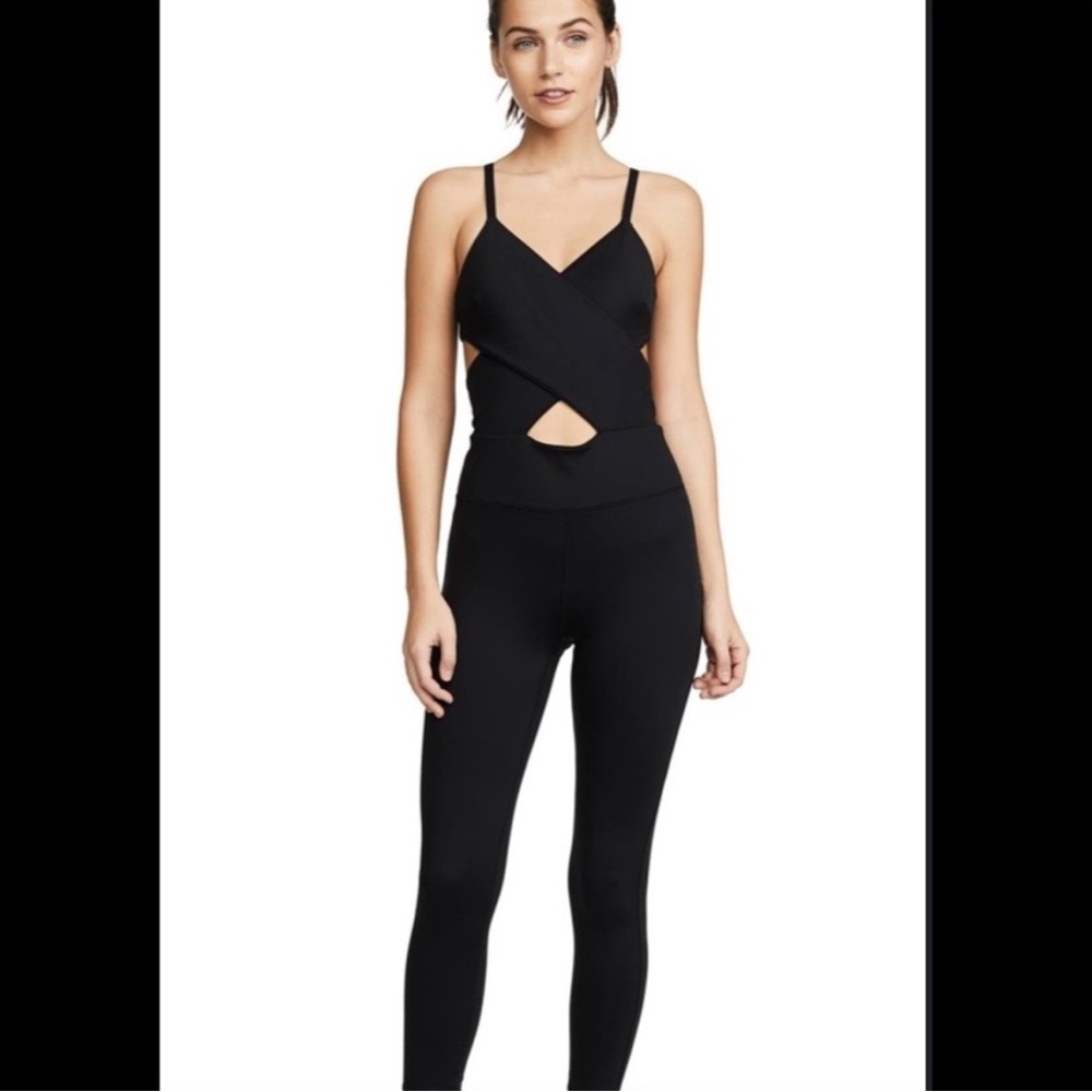 FP Movement Cosmic Black Criss Cross Onesie